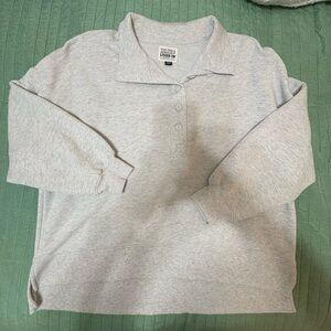 AEO Big Hug Henley Sweatshirt